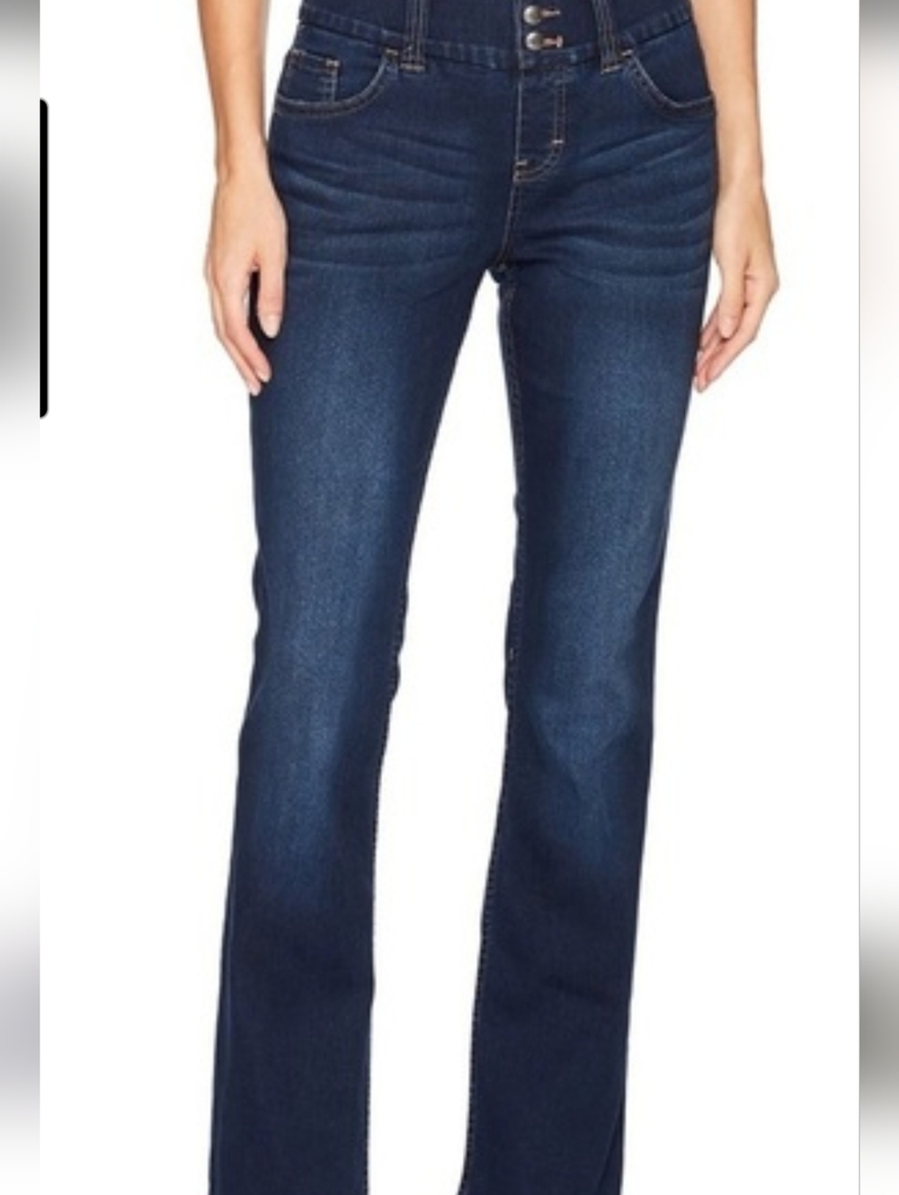 Riders Lee Indigo Pull On Boot Cut Jeans Size 18p. Excellent Condition